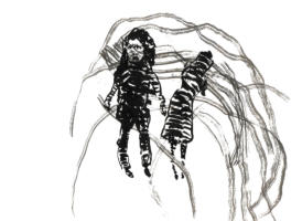 Chinatusche auf Papier 29,7 x 42 cm